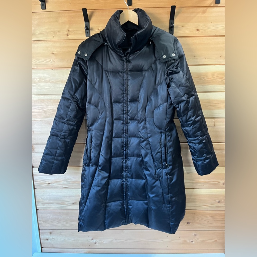 Express Down Black Long Coat